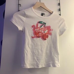 garage honey y2k baby tee
